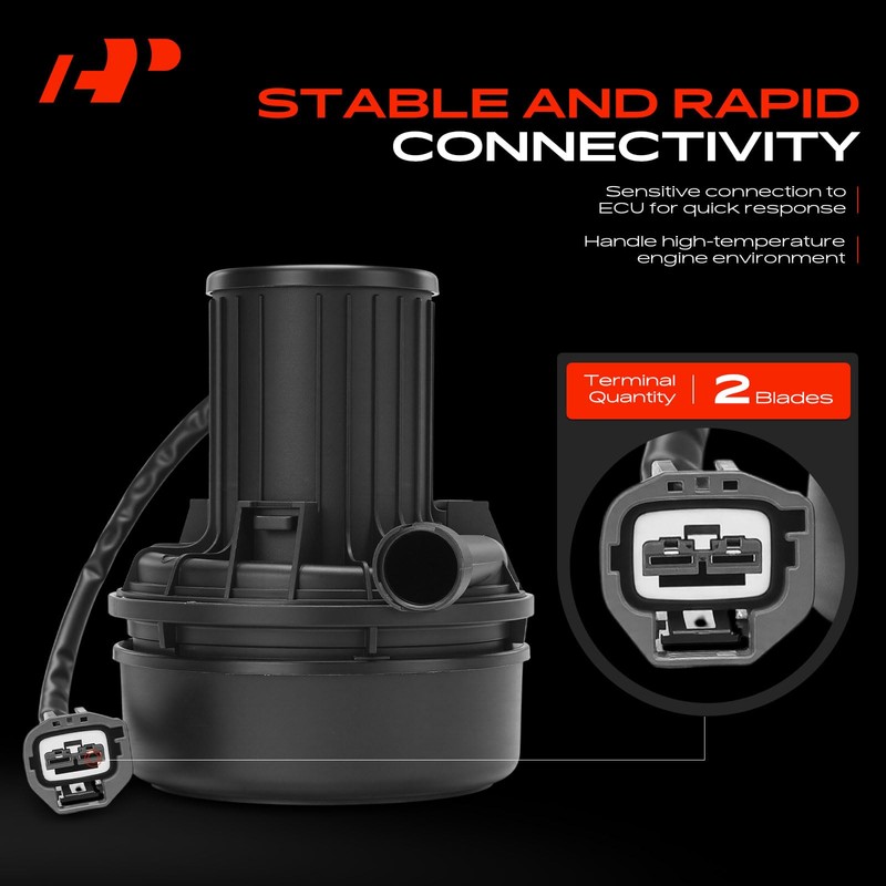 A-Premium Secondary Air Injection Smog Pump Compatible with 2004-2009 Jaguar