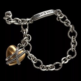 Brighton Neptune's Rings Golden Heart Bracelet NWT $72