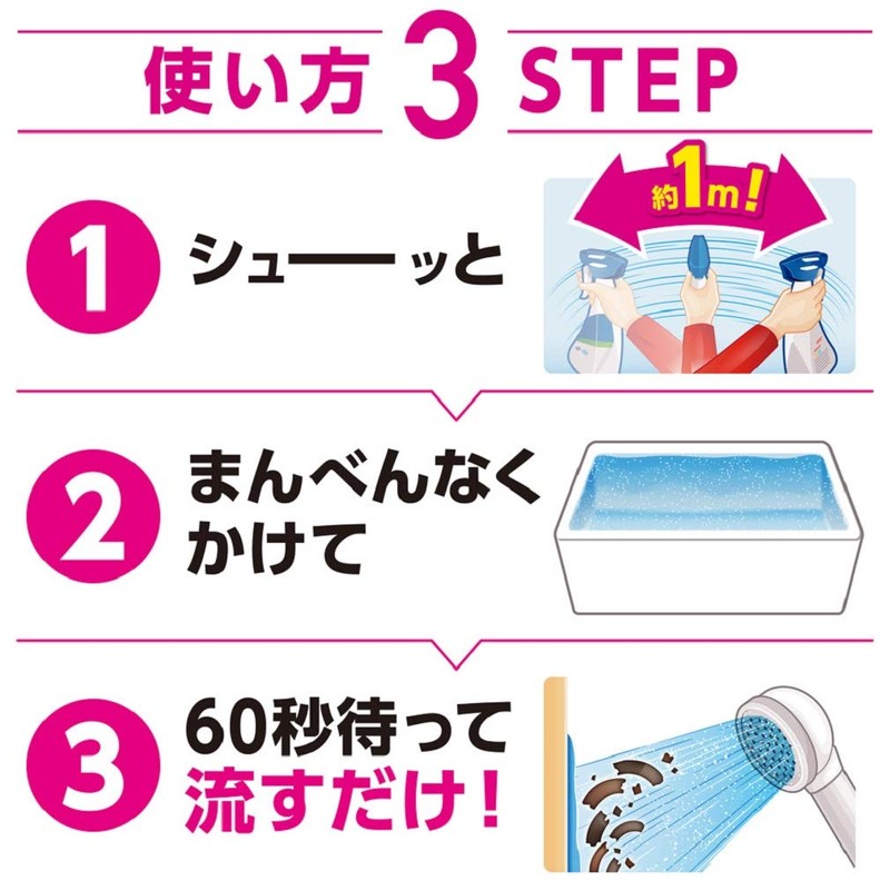 LookPlus Bathtub Cleaner Refill Pack, Clear Citrus Scented, 16.9 fl