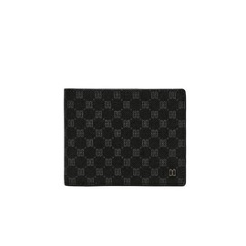 Daks (신세계강남점)DBWA4E123BK 반지갑LOUIS PVC루이스 PVC 블랙 루이스 DD 패턴 PVC (DBW A4E123BK) Small Wallet LOUIS PVC Black Louis DD Pattern PVC