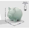 Mousehouse Gifts - Blue Large Pig-Themed Piggy Bank for Children,