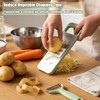 Vegetable Chopper, Salad Chopper with 6 Blades Multi-Functional, Adjustable Onion