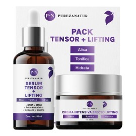 Pack Tensor + Lifting Serum Tensor Y Crema Lifting Intensiva Todo Tipo De Piel 1 Serum Tensor Lifting 50ml Y Una Crema Tensora 50g