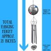 Mom Sympathy Memorial Windchime - Because Someone We Love is