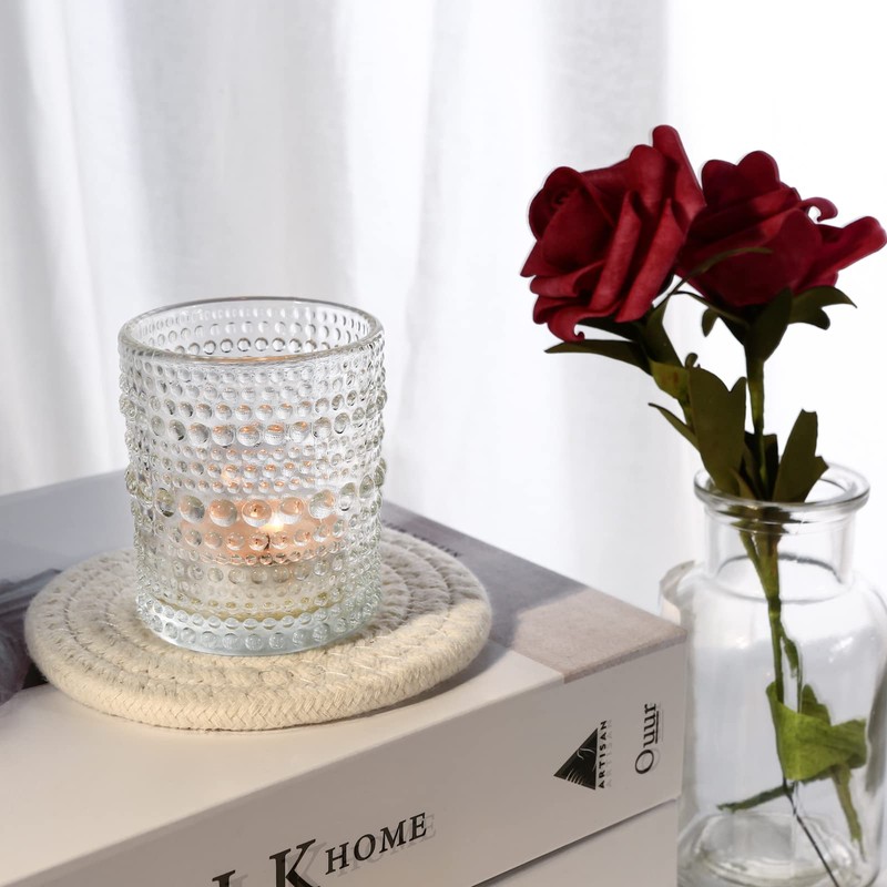 48 Pack Votive Candle Holders, Tea Light Candle Holders for