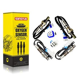 Sangyue 4X Oxygen O2 Sensor for 2008-2013 GMC Sierra 1500 Yukon Yukon XL 1500 Upstream + Downstream