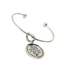 To My Niece Charm Bracelet, Never Forget That I Love You, Believe In Yourself, I Believe In You, Niece Gift, Niece Birthday