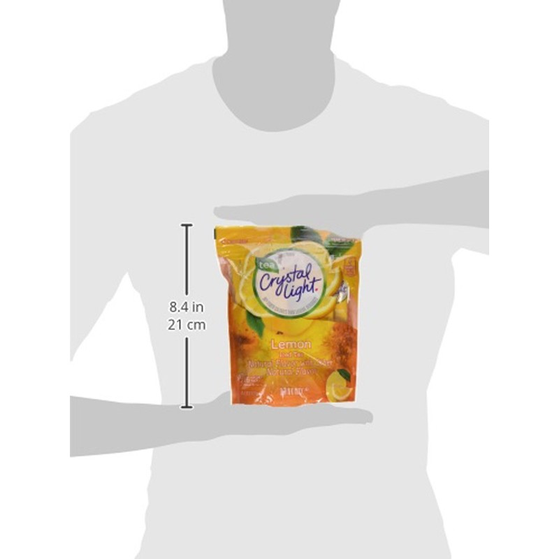 Crystal Light Natural Lemon 16 Pitcher Packs, Iced Tea, 4.26