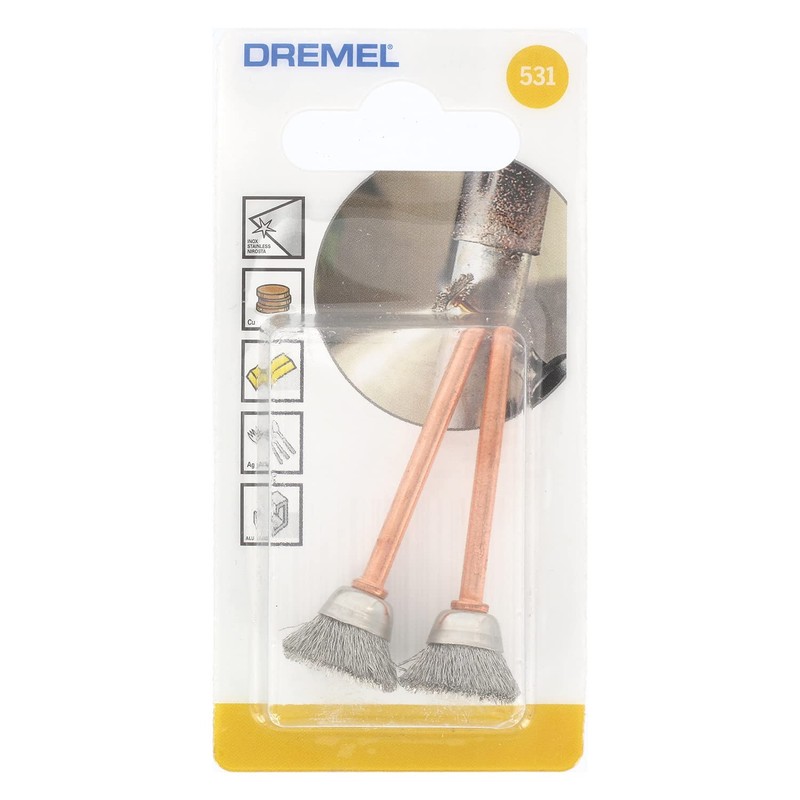 Dremel 531N Stainless Steel Brush (Pack of 2)