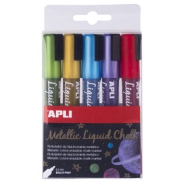 Apli 17082 – Pack of Liquid Chalk with Round Tip