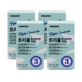 Newon Triple Chondroitin 1200 1200mg x 30 tablets x 4 boxes / 뉴온 트리플 콘드로이친 1200 1200mg x 30정 X 4박스