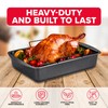 BAKKEN Nonstick Turkey Roasting Pan with Rack – 17 X