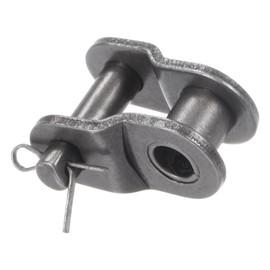 Kozelo Set of 5 #35 Chain Offset Half Link Rollers - [3/8" Pitch] Carbon Steel Split Links for Mechanical Equipment | 3.58mm Pins