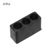 sourcing map 6pcs Plastic Hex Shank Screwdriver Bit Holder Organizer