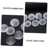 Operitacx 2sets Transparent Furniture Bumpers Slip Pads for Glass Tables
