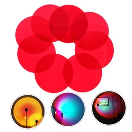 LABRIMP 10pcs Sunset Atmosphere Light Film Cellophane Correction Sheets for Photo Video Lighting