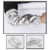 1 Pair Arm Oversleeves Insulated High Temperature Resistant Aluminum Foil