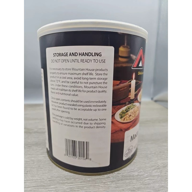 Mountain House Freeze Dried Macaroni & Cheese 20.4 Oz Survival