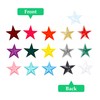 Pack of 32 iron-on patches, star patches for children, mini
