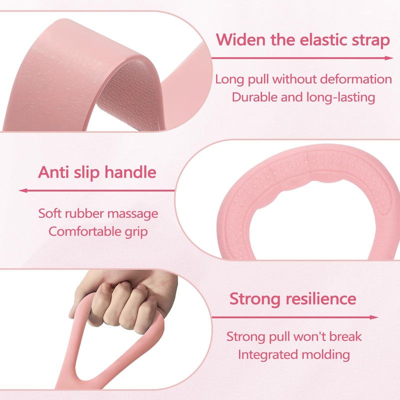 Yitexin 3 Pcs Figure 8 Resistance Band, Stretch Bands for