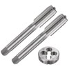 sourcing map 3pcs Tap and Die Set, Metric M12 x