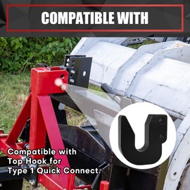 VIAGL Cat 1 Quick Hitch Top Hook Fit for Harbor Freight