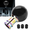 Shift Knob Acrylic Black Color Ball Shape with 3 Plastic