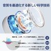 Hlfoaih 集音器 片耳 充電式ベース 軽量 おしゃれ ソフトギフト 高齢者向け 1607 (‎ホワイト)