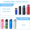 Replacement Lid Compatible with Owala Freesip,One Button Water Bottle Top