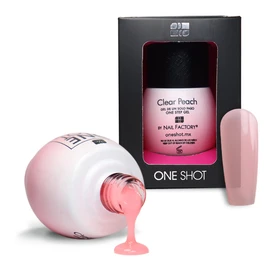 One Shot Sheer Gel Semipermanente Traslucido para uñas Tono Clear Peach 10ml C/u