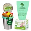 BPI Certified Compostable Trash Bags 2.6 Gallon (150Count) - 2X