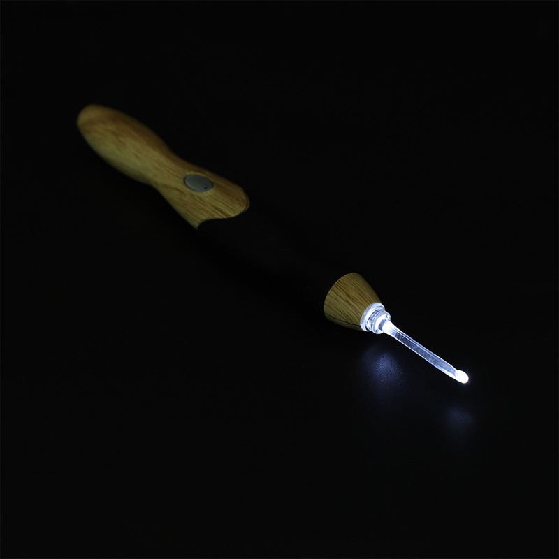 9 in 1 USB Rehargeable Light up Crochet Hooks Hand