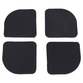Anti-Vibration Rubber for Washing Machines, Anti-Vibration Mat, Noise Prevention, Floor Scratch Prevention, 0.3 inch (7 mm) Thickness, EVA Material, Waterproof, Moisture-Proof, Pack of 4