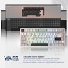 Womier RD75 Pro 75% Wireless Gaming Keyboard, Quick Release Aluminum