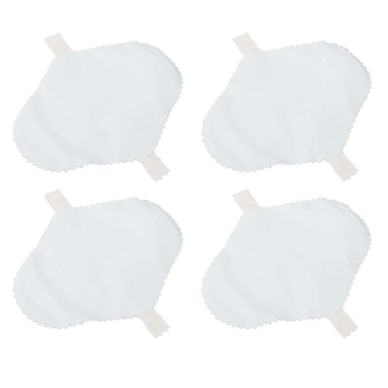 4pcs Feminine Cloth Pads Blue Pure Cotton Washable Reusable Breathable