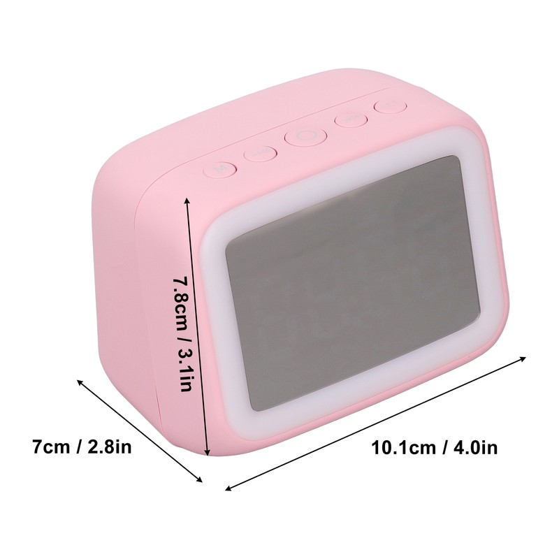 Alarm Clock Radio TF Card Music Player LED Night Light