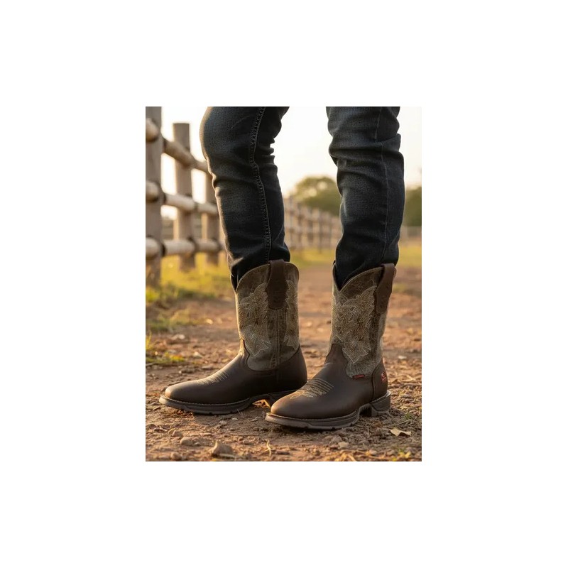 Bota Vaquera Duran El Carril 100 Piel Original