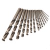 zmart 1.5-10mm 15pcs Cobalt Drill Bit Metalwork Woodwork M35 HSS