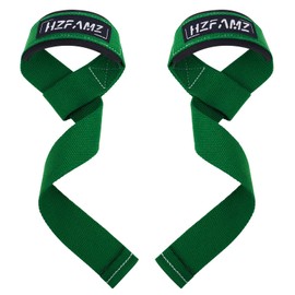HZFAMZ Lifting Straps, Lifting Wrist Straps for Weightlifting, Weightlifting Straps with Padded Neoprene, Gym Straps for Strength Training, Bodybuilding, Weight Lifting Straps for Men and Women