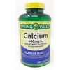 Spring Valley Natural Vitamin D Bone Health Calcium- 600mg and