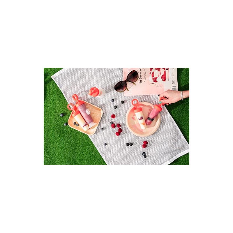 CUISIPRO Ice Moulds Set of 6 Square | Coral |
