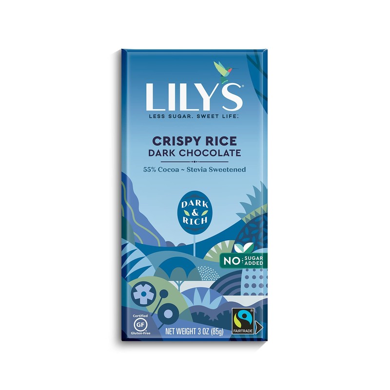 Lily's by, Stevia Sweetened, No Added Sugar, Low-Carb, Keto Friendly,