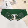 TRIWORKS - Cinturón elástico ancho para mujer, cinturón elástico para