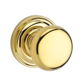Baldwin Reserve 9BR3530-001 Traditional Round Privacy Knob in Polished Brass