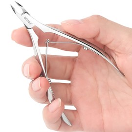 BEZOX Cuticle Cutter, Stainless Steel, with Sharp and Smooth Edge, for Removing Excess Cracked Skin on Fingers and Toes