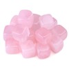 ZHIYUXI 10 PCS Natural Rose Quartz Healing Crystals Polished Quartz