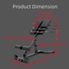 ComMax Roman Chair Back Extension Bench Foldable Workout Bench Machine