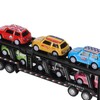 1:48 Carrier Truck Toy Model Alloy Detachable Six Car Kids