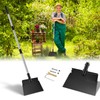 Flat Shovel,Multifunctional Cleaning Shovel,23.6"-54" Adjustable Handle,All Season Availability,Suitable for Lawn