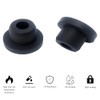 Alamic 10 PCS 3/4" Silicone Plugs Rubber Hole Plug 0.75-0.78"/19-20mm